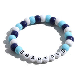Boho Ball Alphabet Bracelet